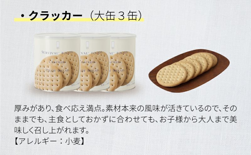 サバイバルフーズ ファミリーセット・クラッカー大缶