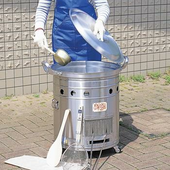 大型炊き出し器〈まかないくん30型オプション〉 30型鍋（アルミ蓋付