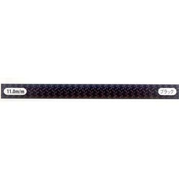 セミスタティック・ロープ・カラー　11.0㎜×50mブラック　[EW0132]