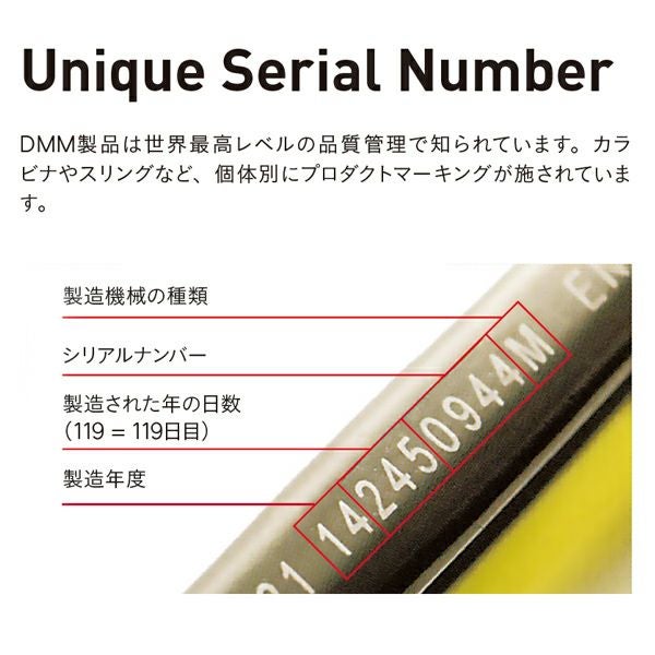 DMMカラビナプロダクトマーキング
