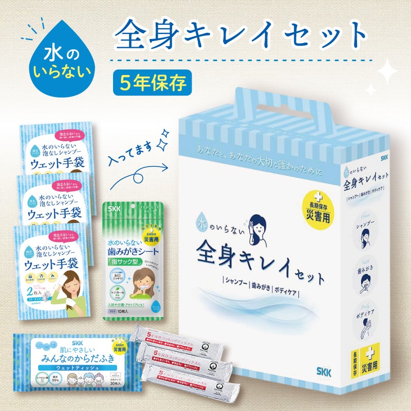 キレイナ 水のいらない全身キレイセット